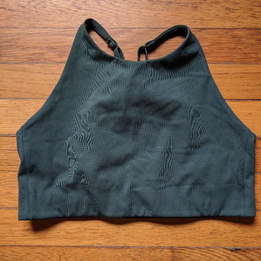 Girlfriend Collective Topanga Sports Bra M Moss